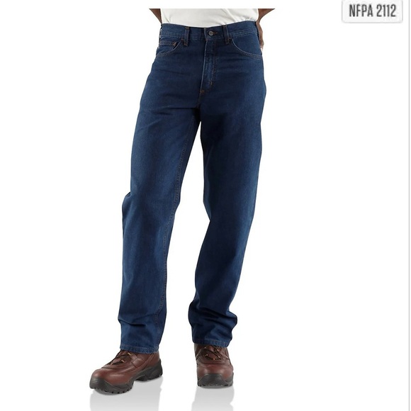 Carhartt‎ Mens FR Flame Resistant Rugged Flex Relaxed Fit Jeans Size 46x30 NEW - Picture 1 of 16